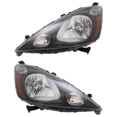 Rareelectrical - Headlight Compatible With 2012-2014 Honda Fit 1.5L I4 L15a7 117Hp Replaces Ho2502146 33100-Tk6-A51