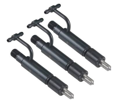 Rareelectrical - 3-Pack Fuel Injectors Compatible With Komatsu Wa30-5 Kobelco Sk030-2 Komatsu 3D84e 3D88e Qty 3