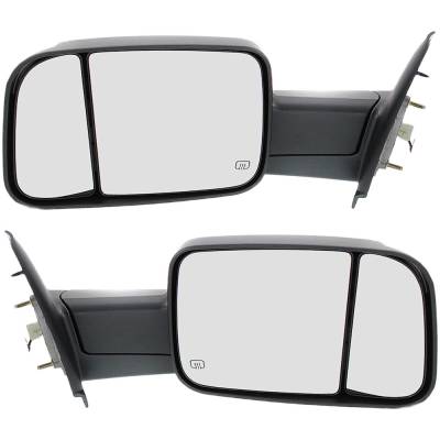 Rareelectrical - Side Mirror Compatible With 2002-2009 Dodge Ram 1500 Ram 2500 Ram 3500 3.7L 4.7L V6 Ekg Eva Eza Left