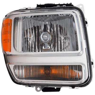 Rareelectrical - Headlight Compatible With 2007-2011 Dodge Nitro 3.7L 4.0L V6 Ekg Erh Right Passenger Side Halogen