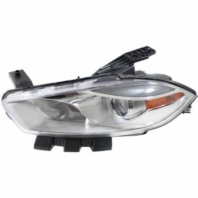 Rareelectrical - Headlight Compatible With 2016 Dodge Dart 2.0L 1.4L I4 Tigershark Multiair2 Left Driver Side Halogen
