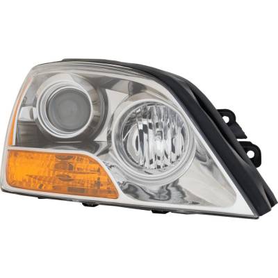 Rareelectrical - Headlight Compatible With 2007-2008 Kia Sorento 2.4L 3.3L I4 Theta Lambda Right Passenger Side