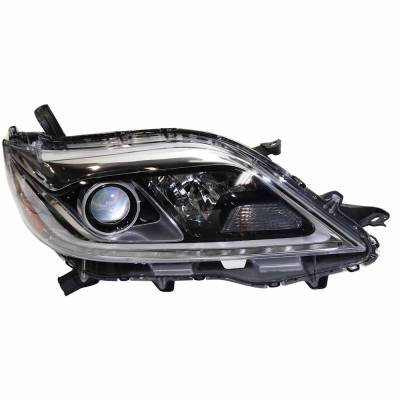 Rareelectrical - Headlight Compatible With 2015-2020 Toyota Sienna 2.7L 3.5L I4 Right Passenger Side Halogen