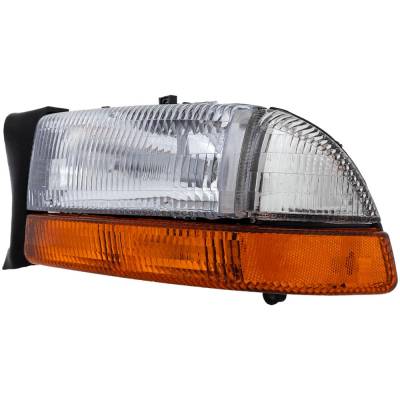 Rareelectrical - Headlight Compatible With 1997-1998 Dodge Dakota Durango 2.5L 3.9L I4 Left Driver Side 175Hp