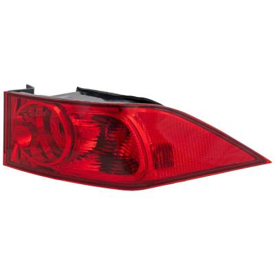 Rareelectrical - Tail Light Compatible With 2004-2005 Acura Tsx 2.4L I4 K24a2 Right Passenger Side 205Hp Replaces