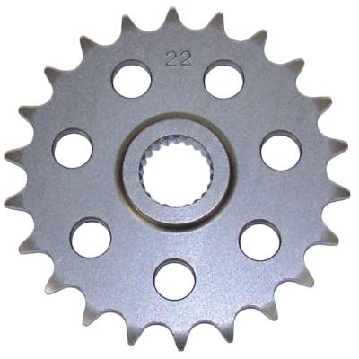 Rareelectrical - Front Sprocket 22T 520 Pitch For Compatible With Polaris Big Boss 6X6 250 Big Boss 6X6 300 Big Boss