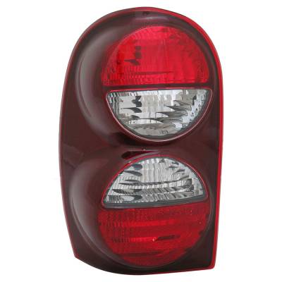 Rareelectrical - New Left Tail Light Compatible With Jeep Liberty Without Rear Fog Lamp 2002 2003 2004 By Part