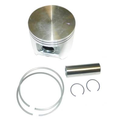 Rareelectrical - Piston Kit 1Mm Over 81Mm Compatible With Kawasaki 750 Ss Jh750 Ssxi Sts Stx 743Cc 2-Cyl 2-Stroke Big