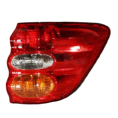 Rareelectrical - Right Outer Tail Light Assembly Compatible With 2001-2004 Toyota Sequoia Sr5 Limited 4.7L V8 2Uz-Fe