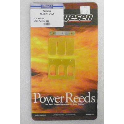Rareelectrical - Reed Valve Compatible With Yamaha 55Hp 40Hp 2-Cyl 2-Stroke Outboard 3.228 Bore 1989-1997 Commercial