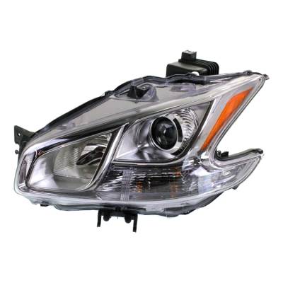 Rareelectrical - Left Driver Headlight Assembly Compatible With 2009-2014 Nissan Maxima A35 All Trims S Sv Sport