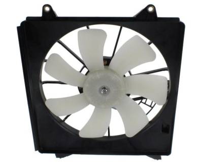 Rareelectrical - A/C Condenser Fan Assembly Compatible With 2013-2017 Honda Accord Ex-L Touring 3.5L V6 J35y1 J35y2