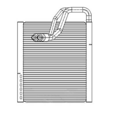Rareelectrical - New Rear A/C Evaporator Core Compatible With Kia Sorento 2012 2013 2014 2015 97927-1U010 979271U010