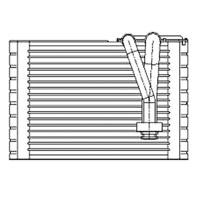 Rareelectrical - New Rear A/C Evaporator Core Compatible With Mazda Cx-9 Gs Gt 2007-2015 Td11-61-P10a Td1161p10a