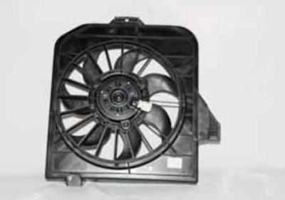 Rareelectrical - New Ac Condenser Fan Assembly Compatible With 2001-2002 Chrysler Grand Voyager 4809170Af
