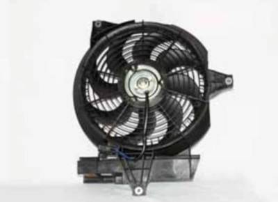Rareelectrical - New Ac Condenser Fan Assembly Compatible With 2001-2006 Hyundai Santa Fe 2.4L L4 2351Cc