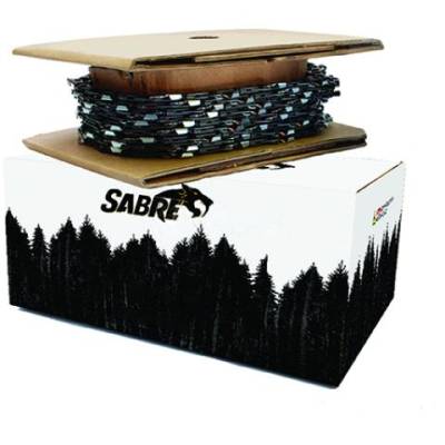 Rareelectrical - Titanium 25-Foot Full Chisel Chainsaw Chain Reel Compatible With Husqvarna 455 Rancher 346 Xp