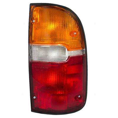 Rareelectrical - Right Passenger Tail Light Compatible With 1995-2000 Toyota Tacoma Base Dlx Sr5 Pre-Runner Limited
