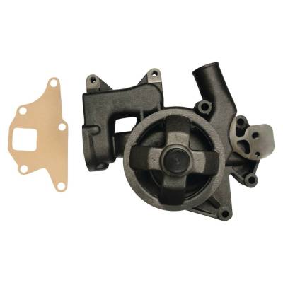 Rareelectrical - Water Pump With Serpentine Pulley Compatible With 1991-1998 Ford New Holland 40-Series 5640 6640