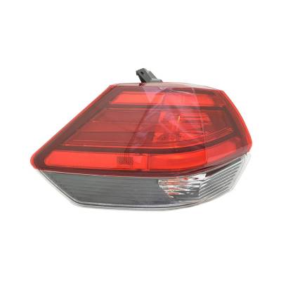 Rareelectrical - Left Driver Side Outer Tail Light Assembly Compatible With 2017 Nissan Rogue S Sv Sl Platinum 2.5L