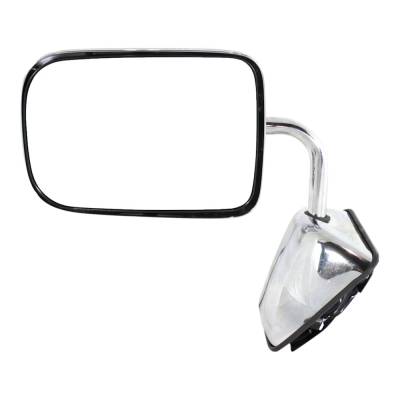Rareelectrical - Side Mirror Compatible With 1988-1993 Dodge D100 D150 D250 D350 Ramcharger W100 W150 W250 W350 Left