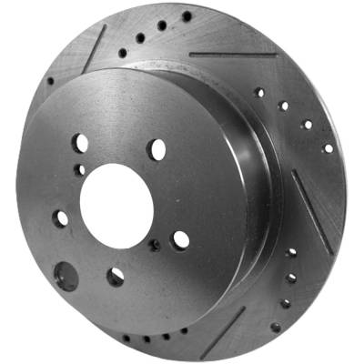 Rareelectrical - New Solid Brake Disc Compatible With Subaru Crosstrek Touring 4 Cyl 2.0L Forester 2.5I Touring 4 Cyl