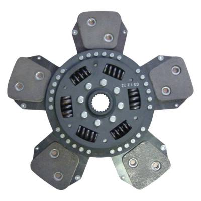 Rareelectrical - 5 Pad Clutch Disc Compatible With Massey Ferguson 390T 393 396 399 491 492 593 596 699 4245 4255