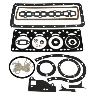 Rareelectrical - Complete Engine Gasket Kit Compatible With Ferguson Te20 To20 To30 Continental Z120 120Ci Z129 129Ci