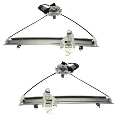 Rareelectrical - New Front Left And Front Right Window Regulator Compatible With Mitsubishi Outlander Se Outlander