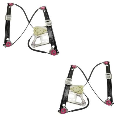 Rareelectrical - New Front Left And Front Right Window Regulator Compatible With Mercedes Benz S65 Amg Base S350 Base