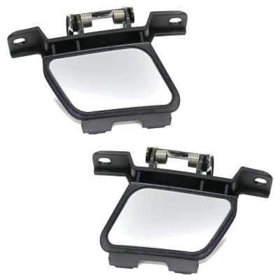 Rareelectrical - New Pair Of Headlight Washer Cover Compatible With Mercedes Benz Slk300 Base Slk350 Base 2005-2011