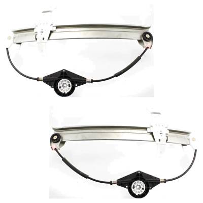 Rareelectrical - New Front Left And Front Right Window Regulator Compatible With Lincoln Town Car Cypress 8 Cyl 4.6L