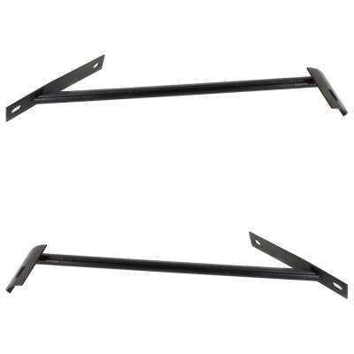 Rareelectrical - Left Right Front Bumper Bracket Set Compatible With Ford Mustang 1967 1968 Base Shelby Gt-350 Gt-500