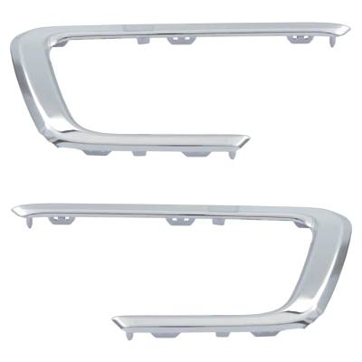 Rareelectrical - New Front Left And Front Right Fog Light Trim Compatible With Ford Transit Connect Xlt 4 Cyl 2.5L