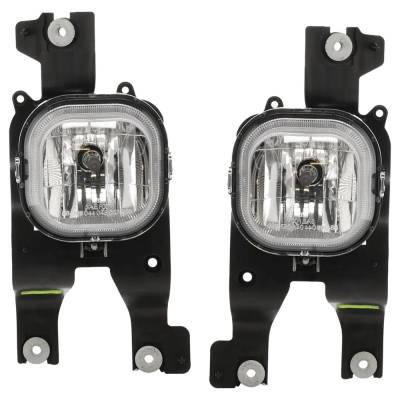 Rareelectrical - New Front Left And Front Right Fog Light Compatible With Ford F-250 Super Duty Fx4 10 Cyl 6.8L F-250