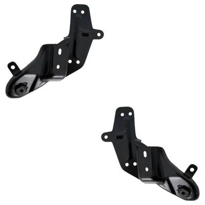 Rareelectrical - New Pair Of Headlight Bracket Compatible With Chrysler 200 Limited 6 Cyl 3.6L 200 Limited 4 Cyl 2.4L