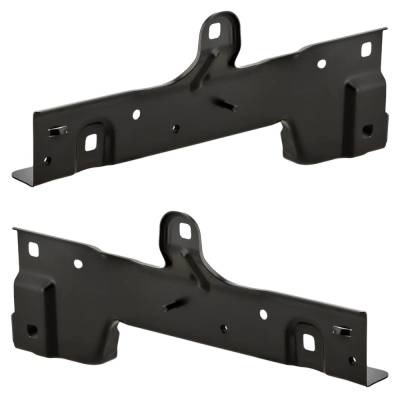 Rareelectrical - New Pair Of Headlight Bracket Compatible With Cadillac Chevrolet Gmc Suburban Rst 8 Cyl 5.3L