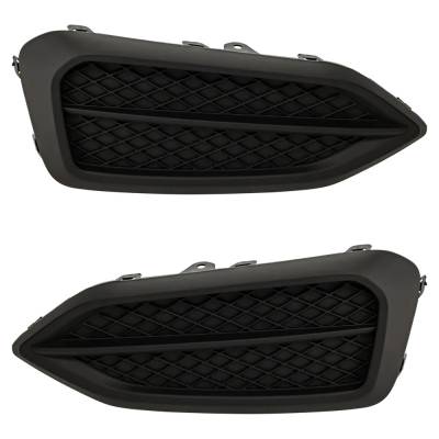 Rareelectrical - New Front Left And Front Right Fog Light Cover Compatible With Honda Civic Lx Civic Si 2014-2015 By