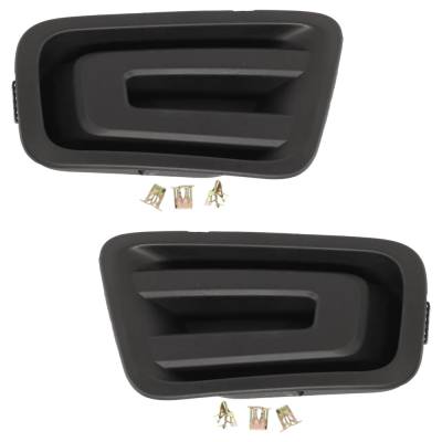 Rareelectrical - New Front Left And Front Right Fog Light Cover Compatible With Nissan Titan Xd S 8 Cyl 5.6L Titan