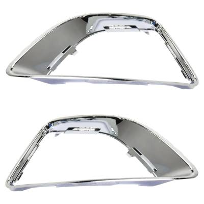 Rareelectrical - New Front Left And Front Right Fog Light Trim Compatible With Ford Fusion Hybrid Fusion Sport