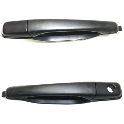 Rareelectrical - Front Left And Right Exterior Door Handle Compatible With 2004-2012 Mitsubishi Galant Textured Black