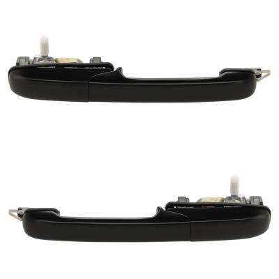 Rareelectrical - Rear Left Driver And Right Passenger Exterior Door Handle Compatible With 1994-1997 Volkswagen
