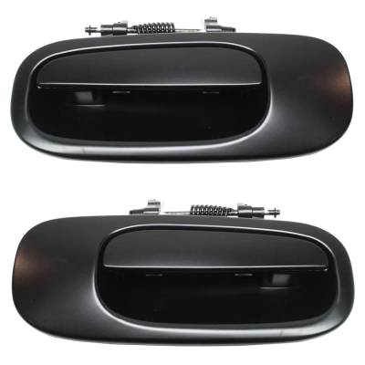 Rareelectrical - Rear Left And Right Exterior Door Handle Compatible With 2006-2010 Dodge Charger Primed Paintable