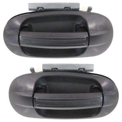 Rareelectrical - Rear Left And Right Exterior Door Handle Compatible With 2003-2014 Lincoln Navigator Ford Expedition