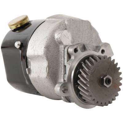 Rareelectrical - Power Steering Pump Compatible With Ford 555C 555D 655C 655D 575D 675D 455D New Holland Backhoe