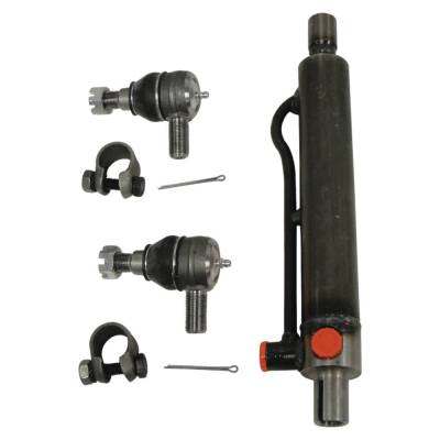 Rareelectrical - Power Steering Cylinder 3/4" Rod 1-1/2" Bore Compatible With Case 580C 580D 580E 580F 580Sd 580Se