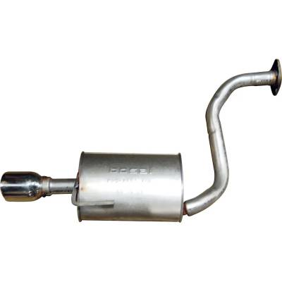 Rareelectrical - New Oval Muffler Compatible With Nissan Maxima Sr 6 Cyl 3.5L Maxima Sv 6 Cyl 3.5L Sl Platinum S