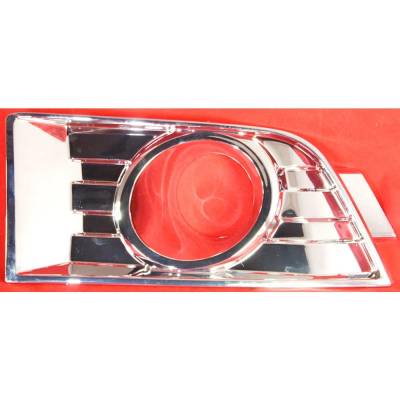 Rareelectrical - New Chrome Fog Light Trim Compatible With Ford Edge Sel 6 Cyl 3.5L Edge Limited 6 Cyl 3.5L Edge Se