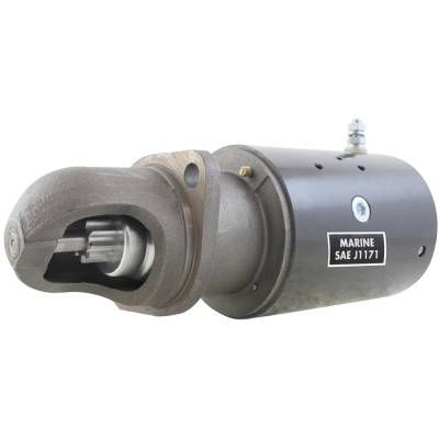 Rareelectrical - 12V 9-Tooth Cw Direct Drive Starter Motor Compatible With Mercruiser 470 488 Mercury 3.7L 120 140