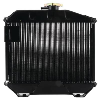 Rareelectrical - Radiator With Cap Compatible With Yanmar Ym1100 11Hp Ym1300 13Hp Ym1500 15Hp Ym135 13.5Hp Ym155